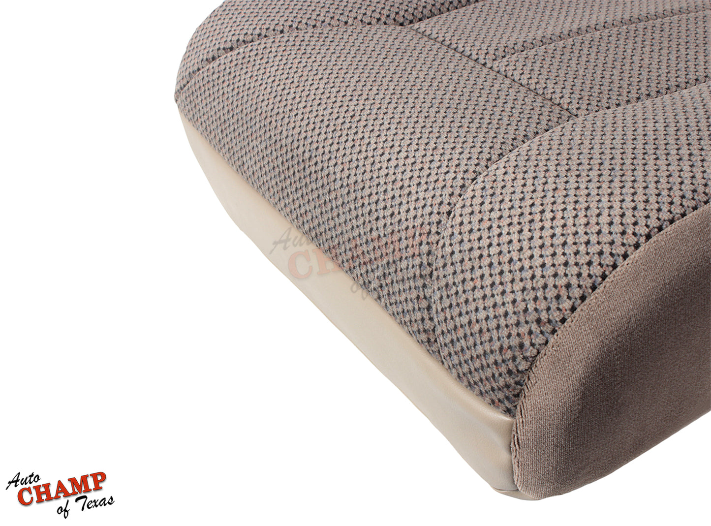 2001 dodge ram 1500 laramie driver side seat cover tan cloth corner view