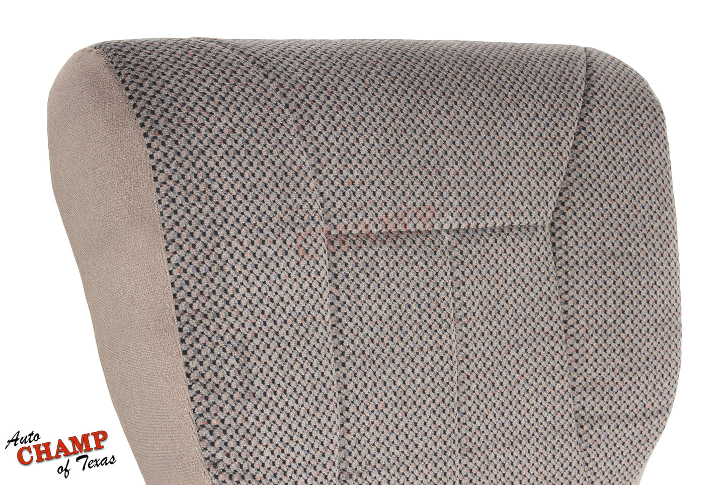 2001 dodge ram 1500 laramie driver seat cover tan cloth close view