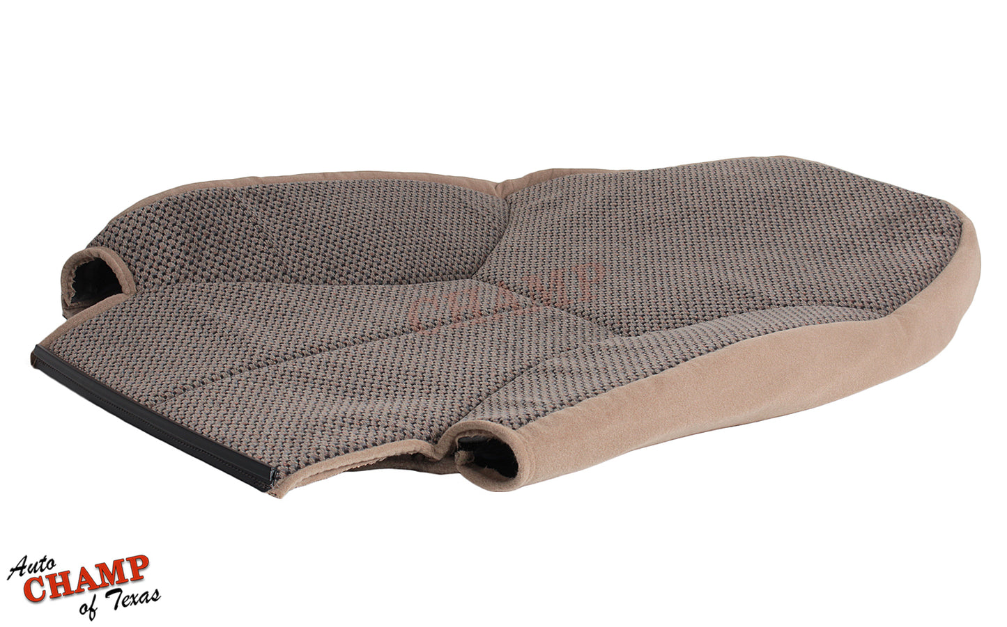 bottom edge seat cover cloth dodge ram camel tan
