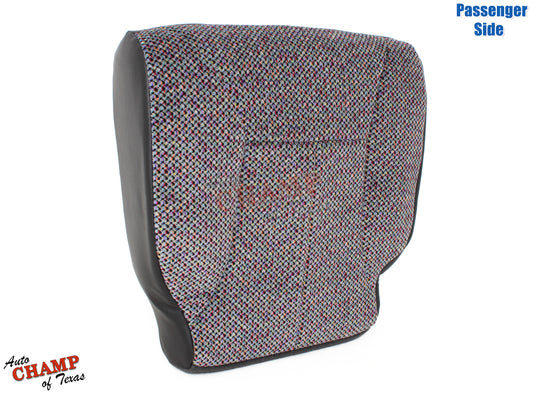 1998-2002 Dodge Ram 1500 SLT Laramie Passenger Side Bottom Cloth Seat Cover Dark Gray