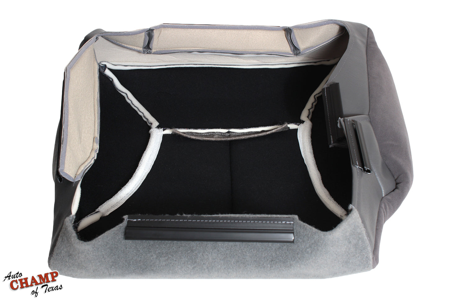 1998-2001 Dodge Ram 1500 ST Base Work Truck Driver Side Bottom Cloth Seat Cover, Gray