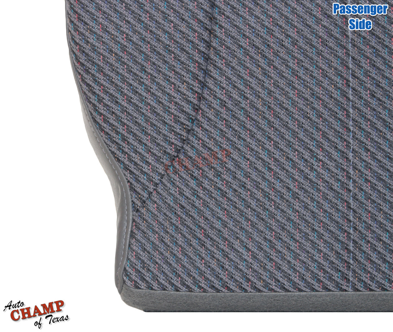 1998 2001 dodge ram 1500 st passenger seat cover gray cloth bottom
