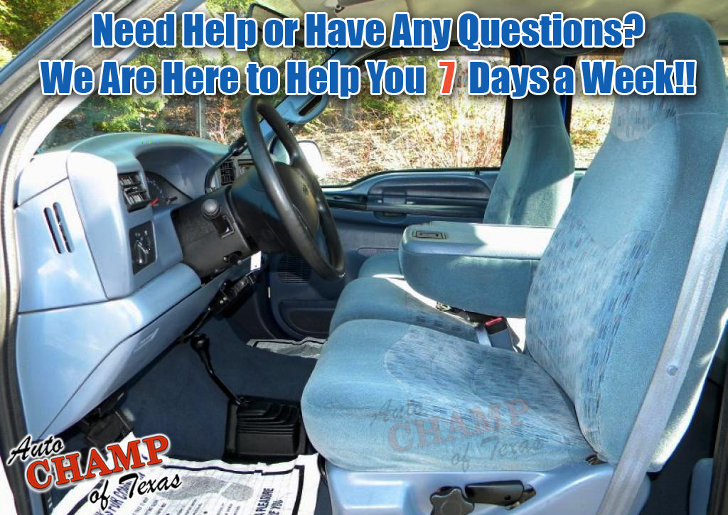 driver side bottom seat cloth cover blue ford f250 xlt 1999 2000