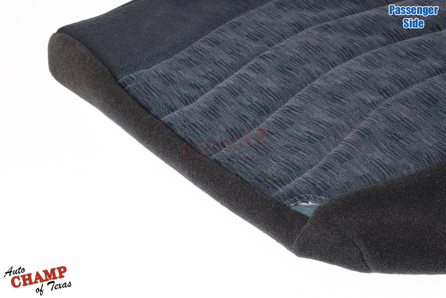 passenger seat bottom cover ford f250 1999 2000 xlt blue cloth