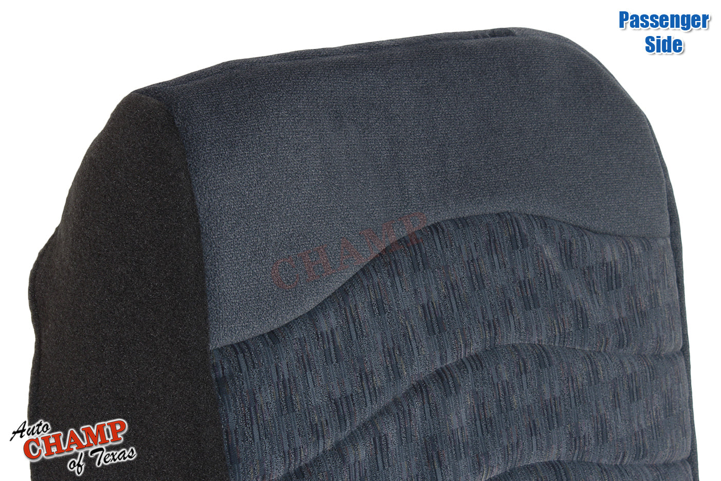 1999 2000 ford f250 xlt cloth passenger seat bottom cover blue