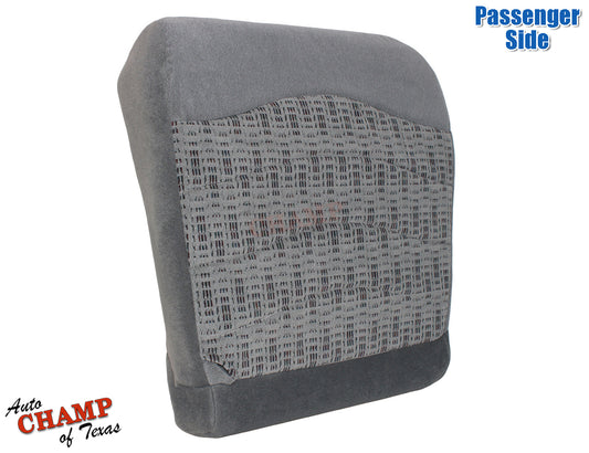 oem style cloth seat cover ford f250 xlt gray 1994 1997 passenger