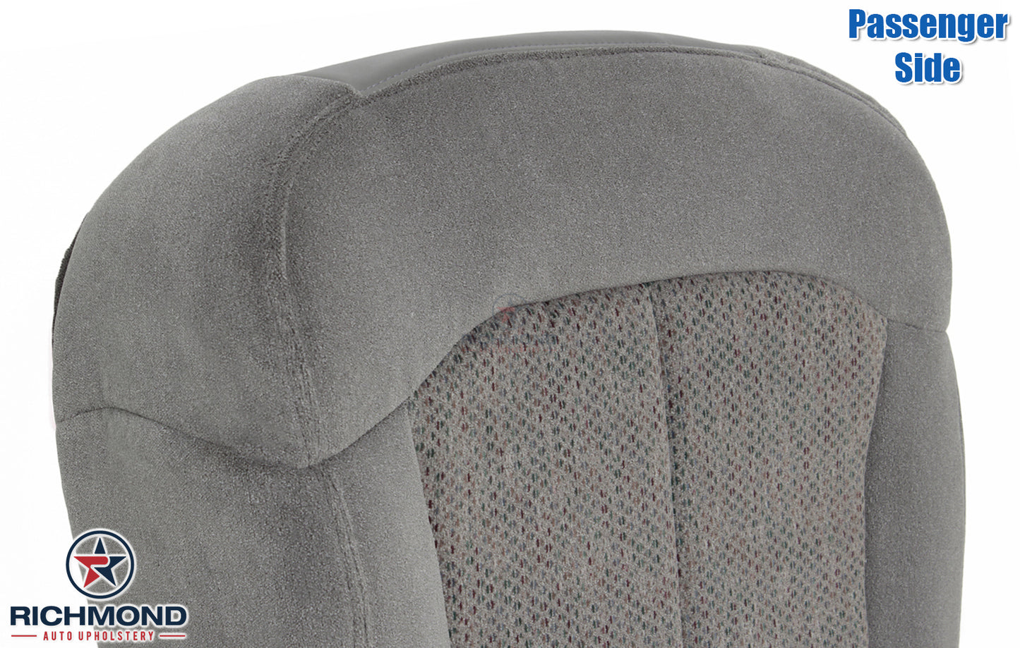 chevy silverado ls z71 cloth gray passenger bottom seat cover 1999 2002