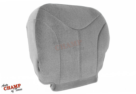 1999-2002 GMC Sierra SLE SLT Z71 Driver Bottom Cloth Seat Cover Pewter Gray