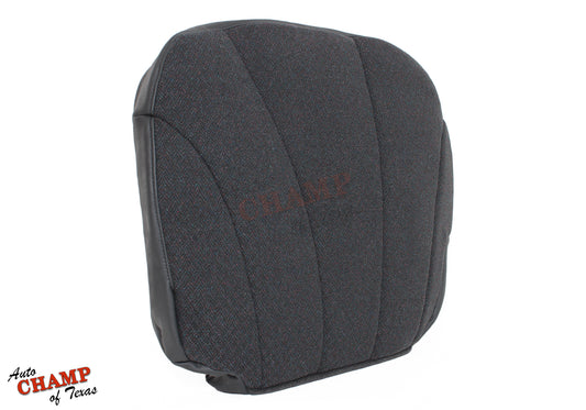 1999 2002 gm work truck driver seat backrest gray cloth oem fit