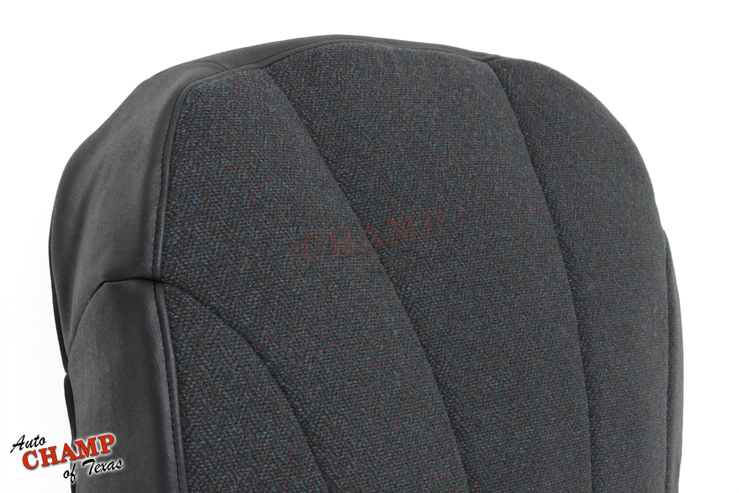 1999 2002 gm work truck cloth seat cover driver side bottom close angle
