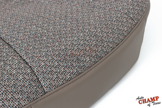 1999 2002 gmc sierra driver seat cover corner view tan cloth