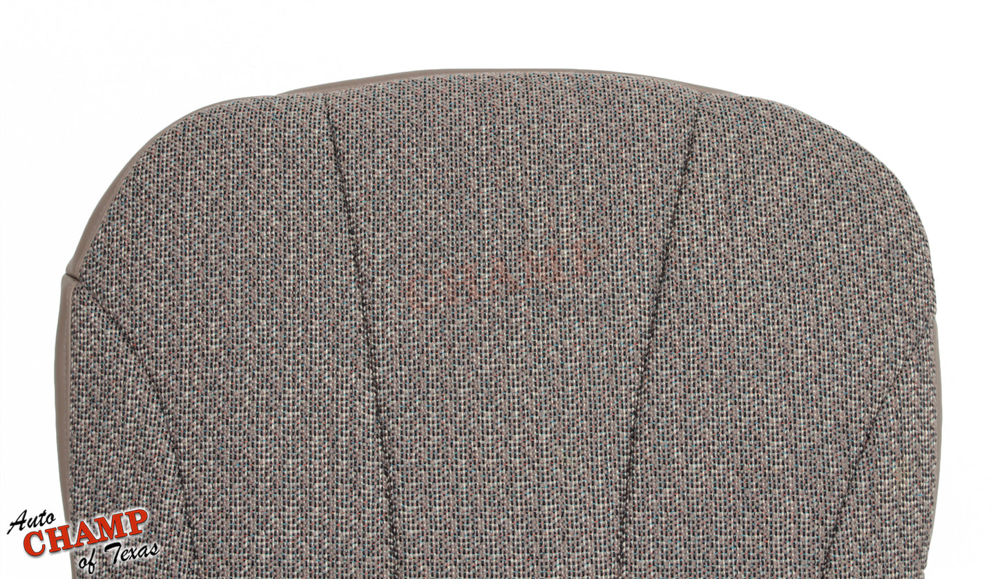 1999 2002 gmc sierra driver backrest seat cover tan cloth