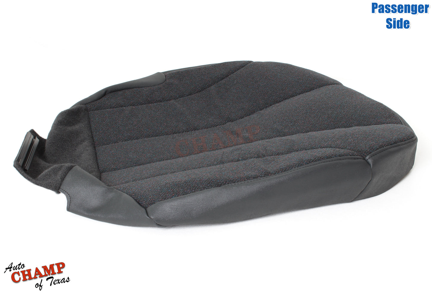 1999 2002 gm work truck passenger bottom seat cover black cloth replacement