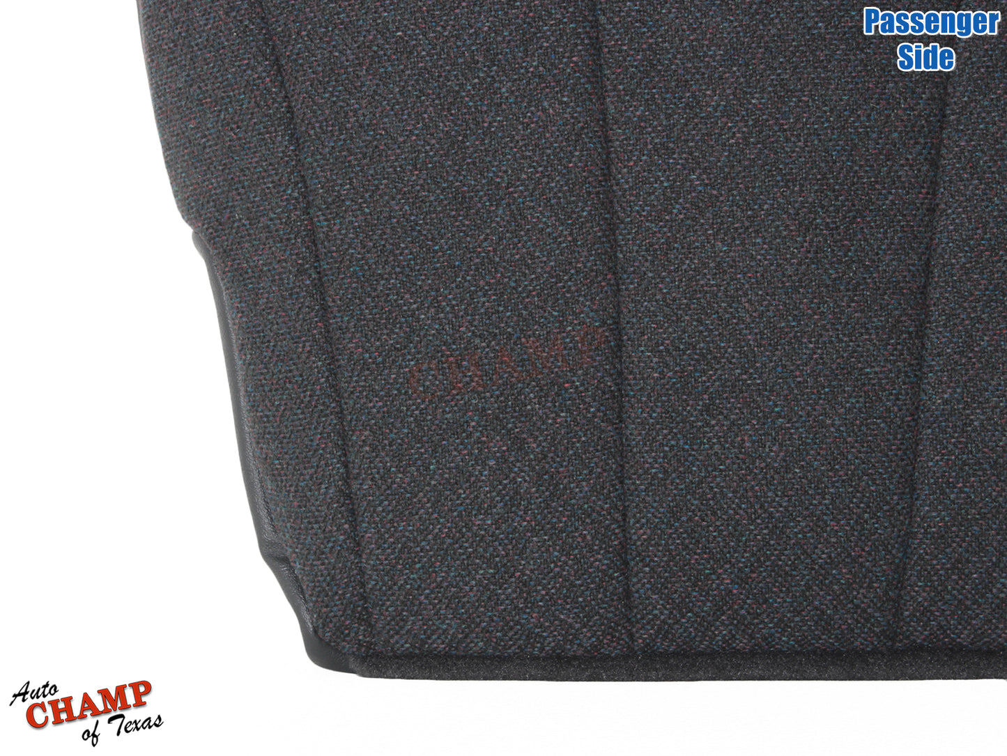 1999 2002 gm work truck passenger bottom seat cover black cloth