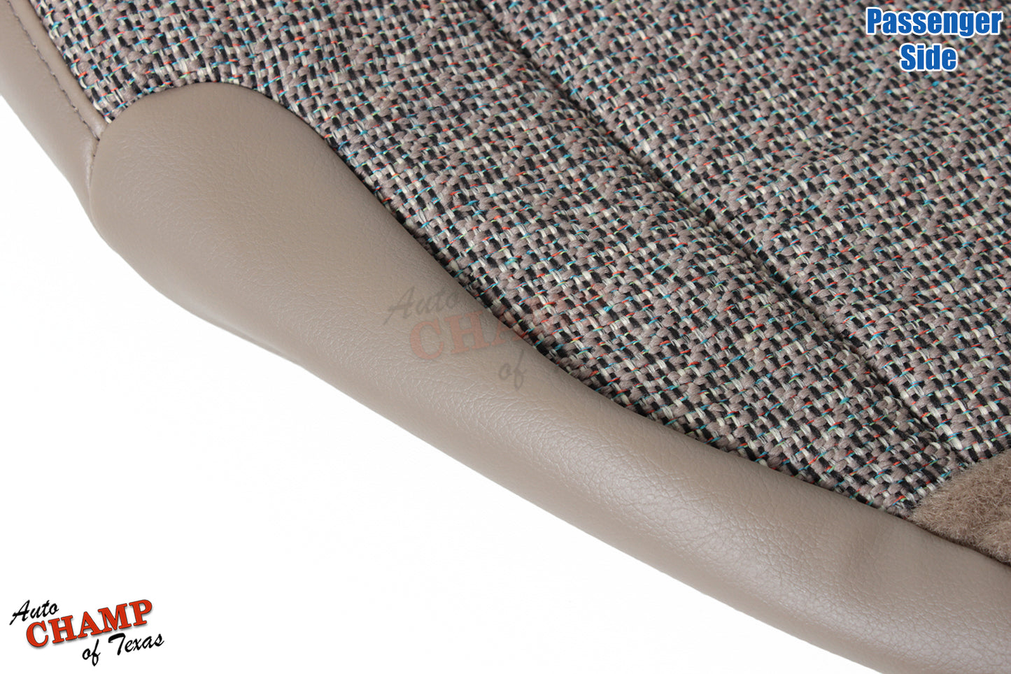 1999 2002 gmc sierra passenger bottom seat cover tan cloth replacement