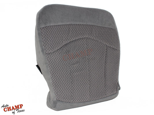 driver bottom cloth seat cover gray f150 1999 2003 xlt super cab