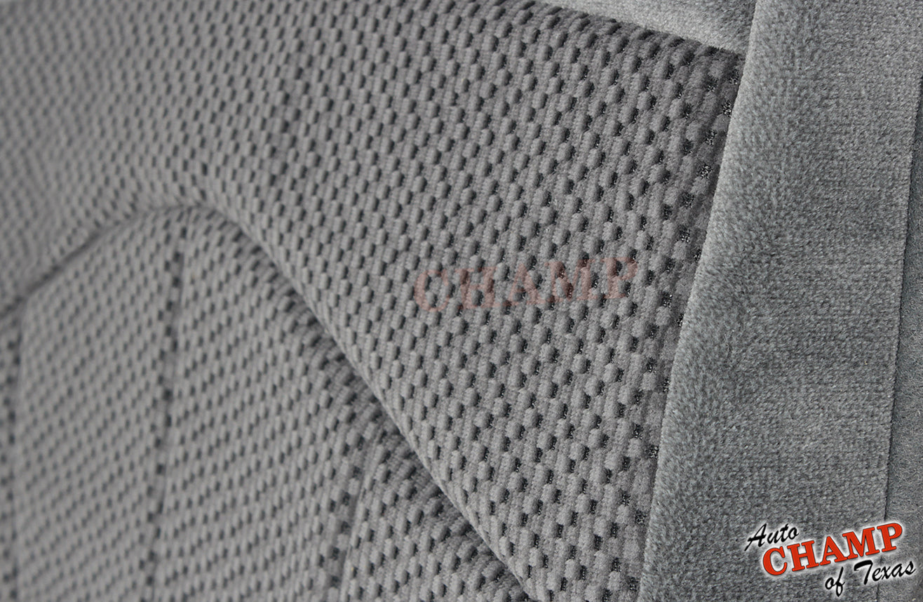 driver cloth seat gray bottom 1999 2003 ford f150 xlt oem