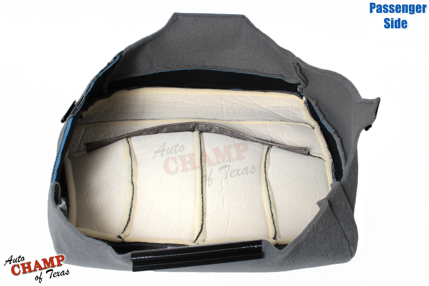 1999-2003 Ford F-150 XLT Passenger Side Bottom Cloth Seat Cover, Dark Gray