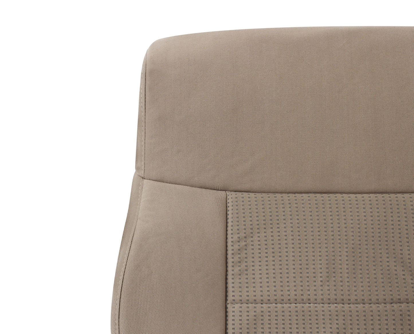 2007–2008 Ford F-150 XLT STX FX4 Driver Lean Back Cloth Seat Cover Pebble Tan