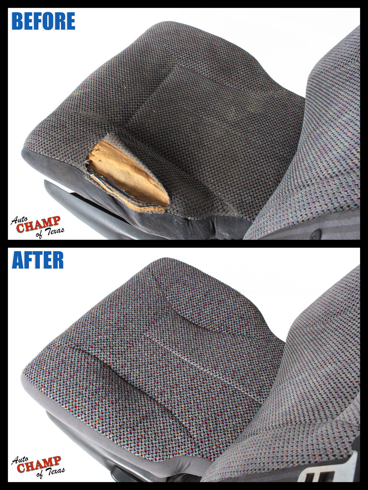 1998-2002 Dodge Ram 1500 ST Driver Side Bottom Seat Cover Dark Gray
