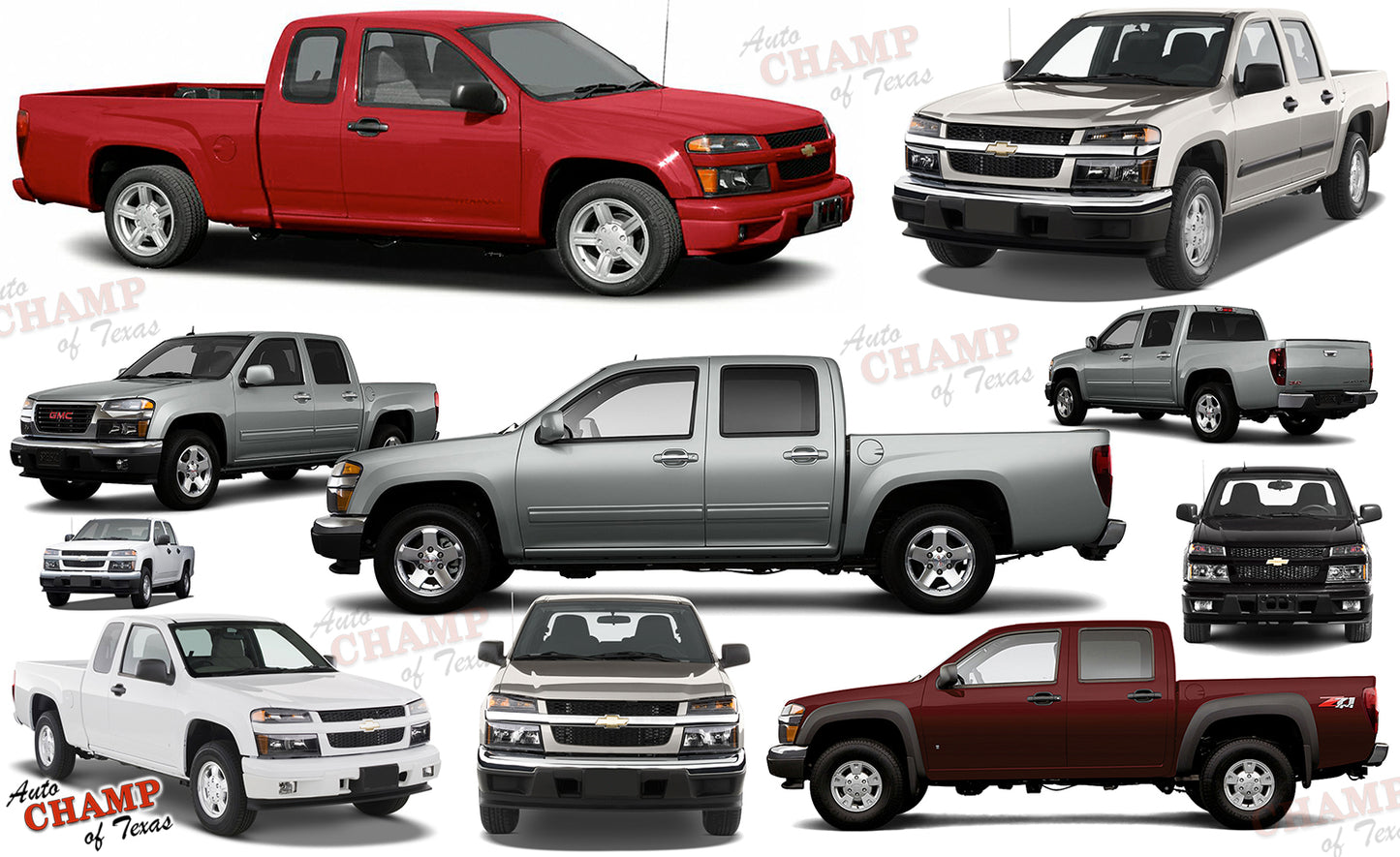 2004-2012 Chevy Colorado LT LS Z71 Z85 Driver Side Bottom Cloth Seat Cover Gray