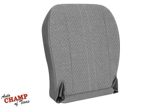 2003-2009 Chevy Express Van Driver Side Bottom Cloth Seat Cover, Gray
