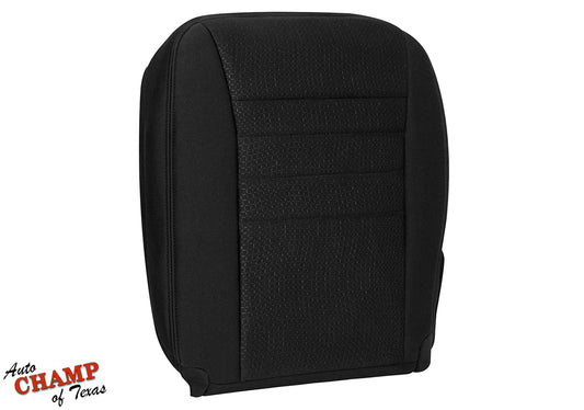 2011-2014 Dodge Charger Driver Side Bottom Cloth Seat Cover Black