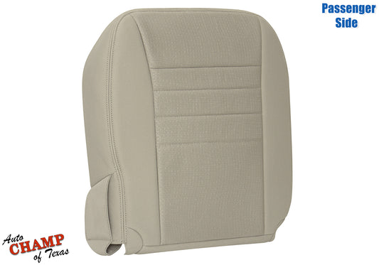 2011-2014 Dodge Charger Passenger Side Bottom Cloth Seat Cover Light Frost Tan