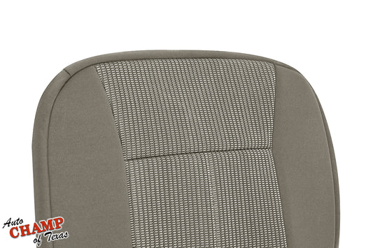 2007-2011 Dodge Dakota Driver Bottom Cloth Seat Cover Medium Khaki Tan