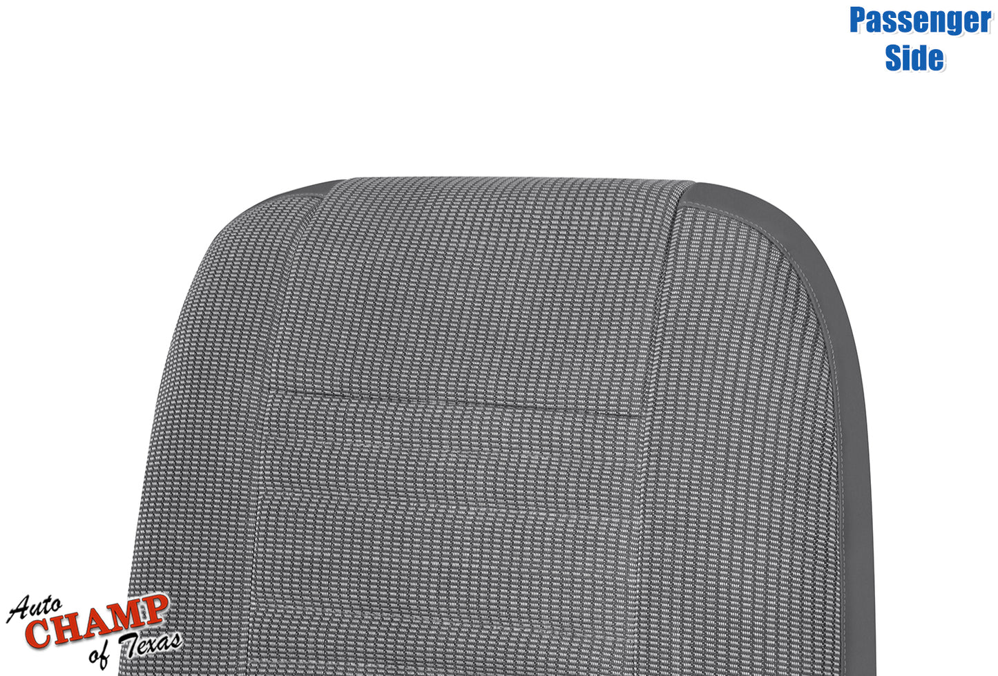 2000 2002 ford ranger passenger seat cover gray angled close up