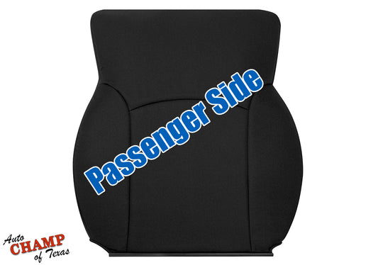 2000–2005 Dodge Neon SXT Passenger Lean Back Cloth Seat Cover Black