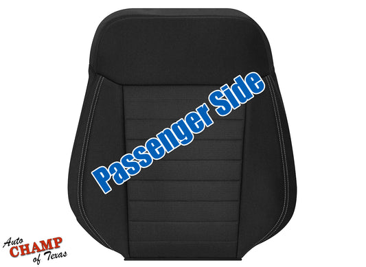 2019-2023 Ford Ranger Passenger Side Lean Back Cloth Seat Cover Black