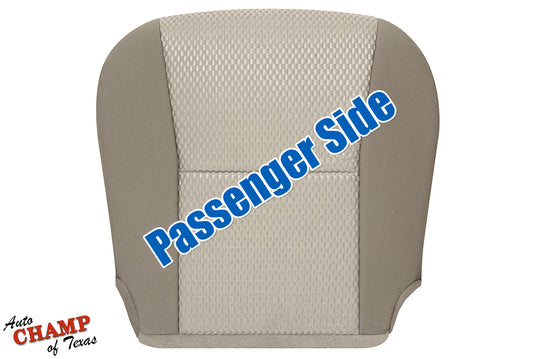 2012-2015 Toyota Tacoma Passenger Bottom Cloth Seat Cover Tan Sand Beige