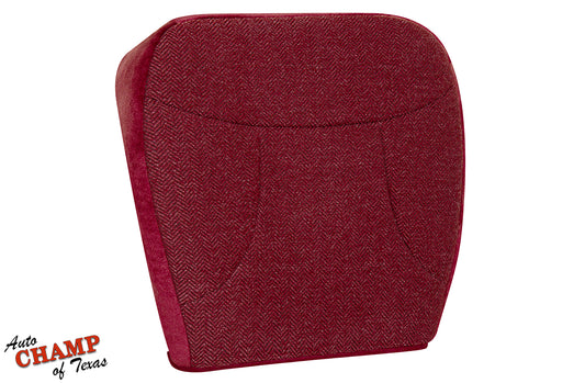 1992–1993 Ford Bronco XLT Driver Bottom Cloth Seat Cover Scarlet Red