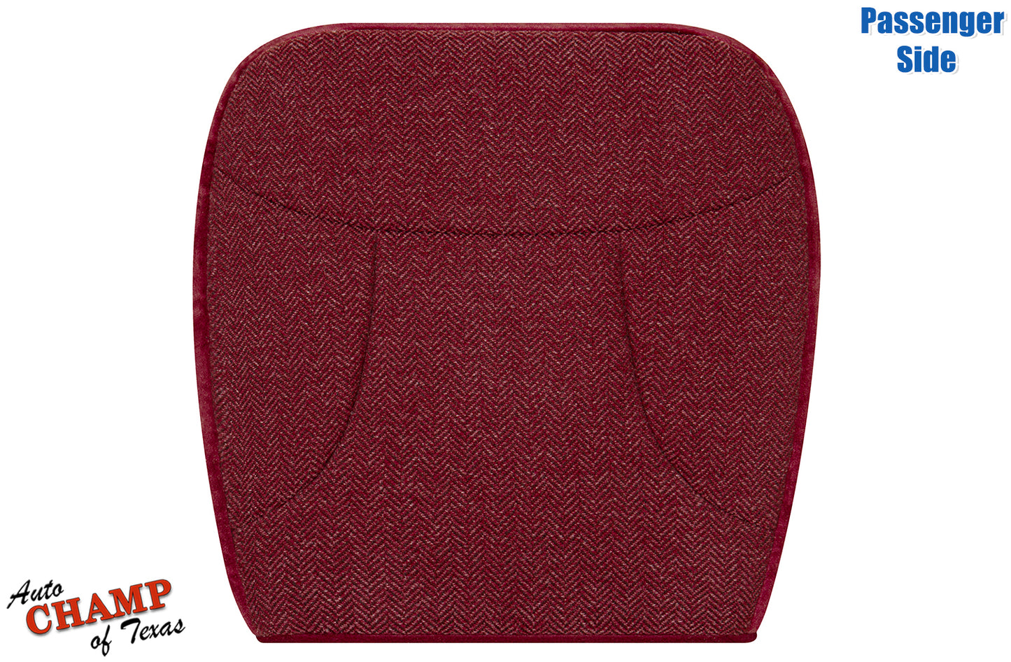 1992-1993 Ford Bronco XLT Passenger Bottom Cloth Seat Cover Scarlet Red