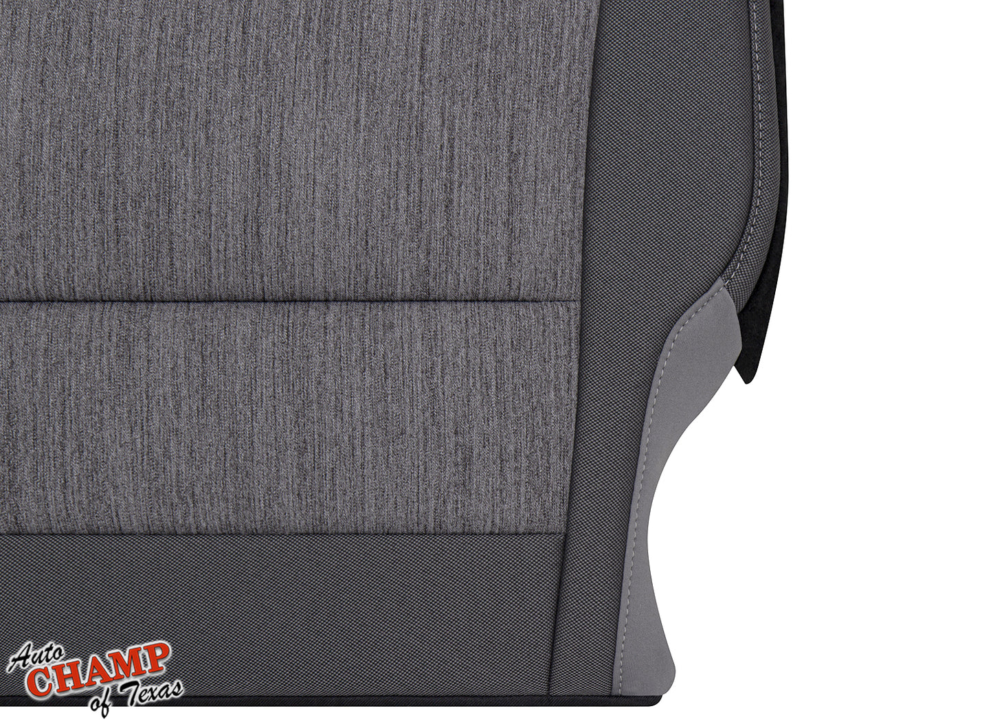 2021 2025 ford f150 xl base seat cover close up passenger side stitching and material detail auto champ of texas