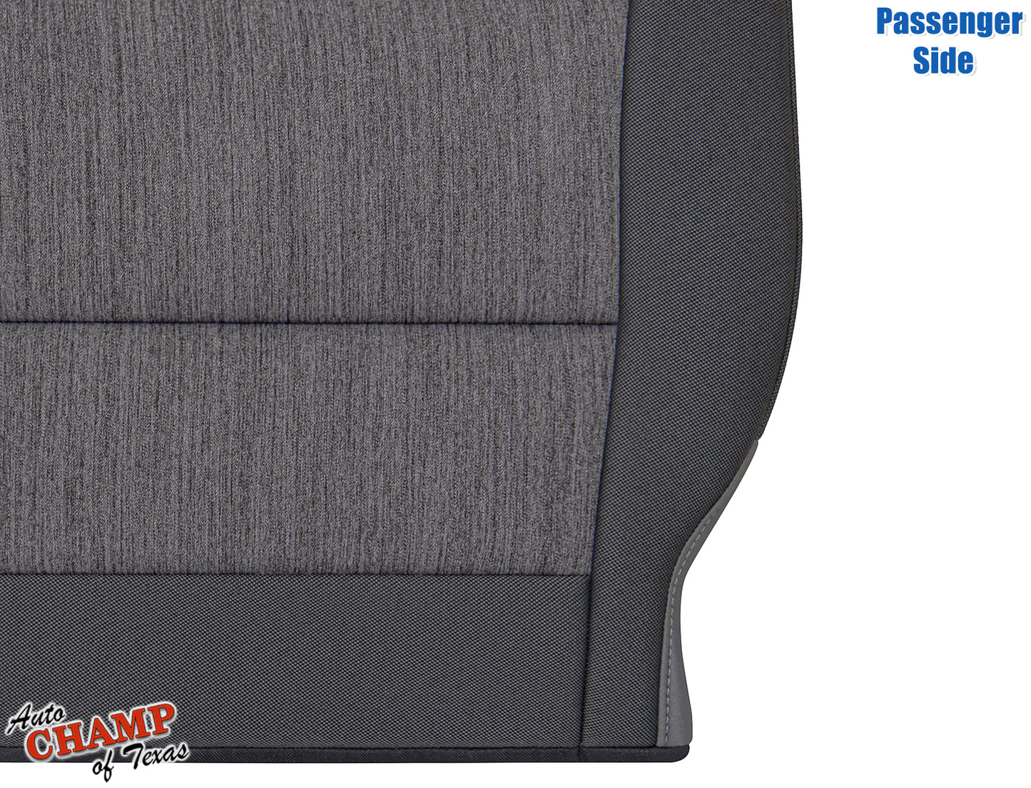 2021 2025 ford f150 xl base passenger seat cover side view gray cloth oem upgrade