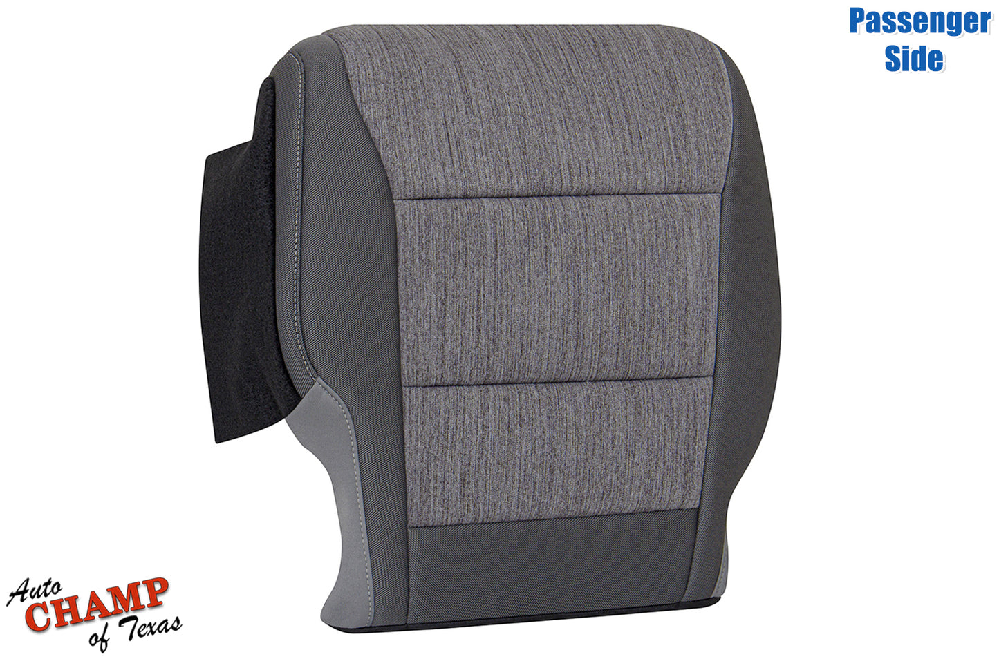2021 2025 ford f150 xl base passenger side bottom seat cover upright view gray cloth