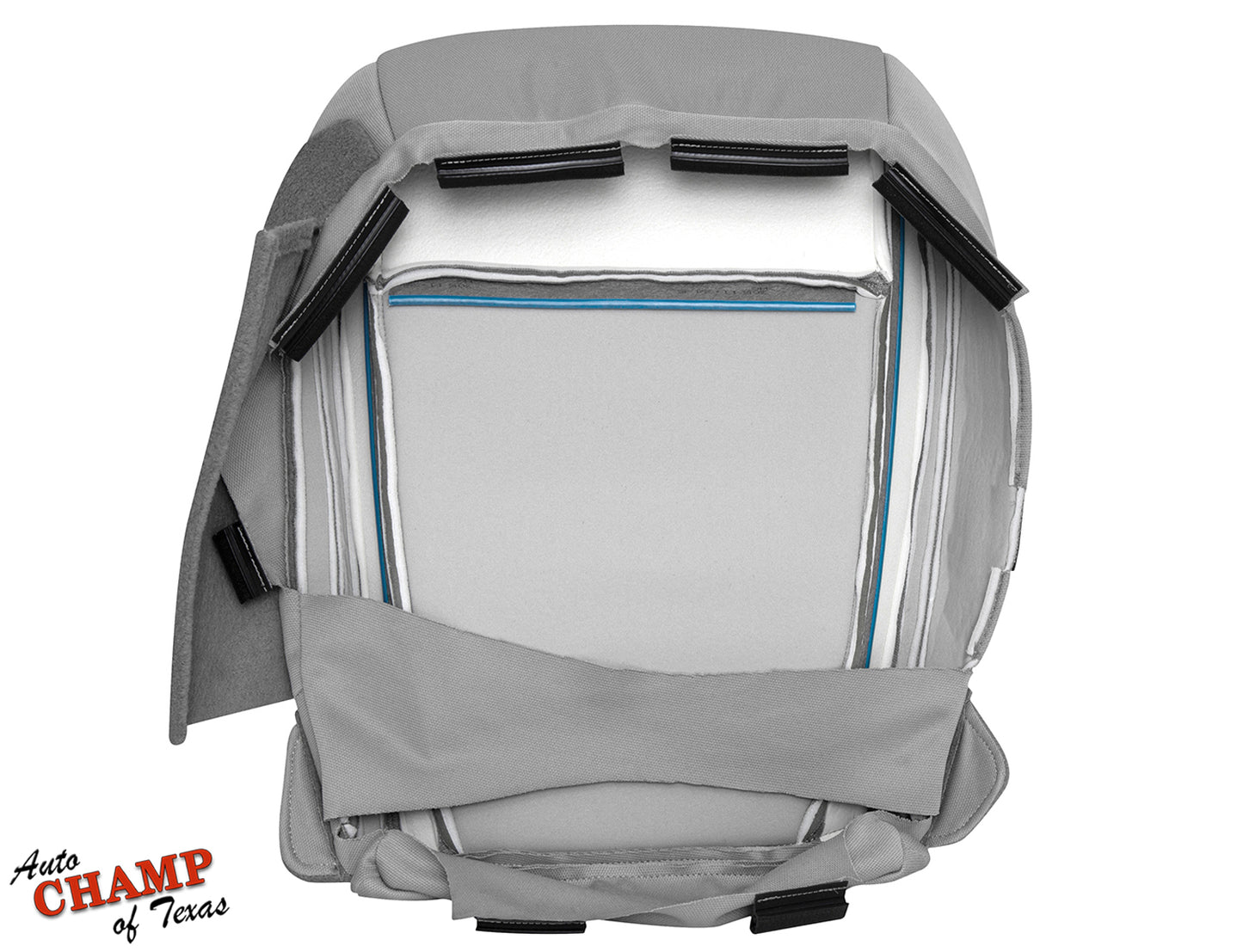 2019-2023 Ford Ranger Driver Side Bottom Cloth Seat Cover Gray