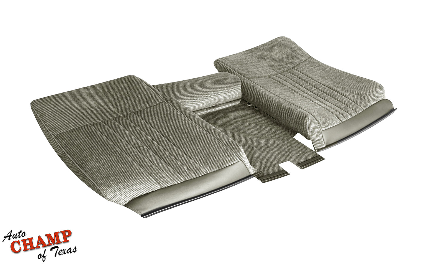 1987-1991 Ford F-150 F-250 F-350 XLT - Bottom/Lean Back Bench Seat Cloth Covers Tan
