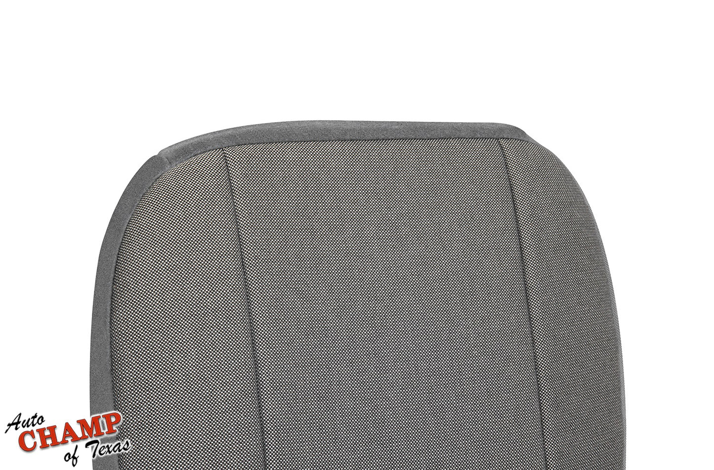 2000 2001 2002 ford ranger driver backrest cloth seat cover graphite gray angled view auto champ of texas