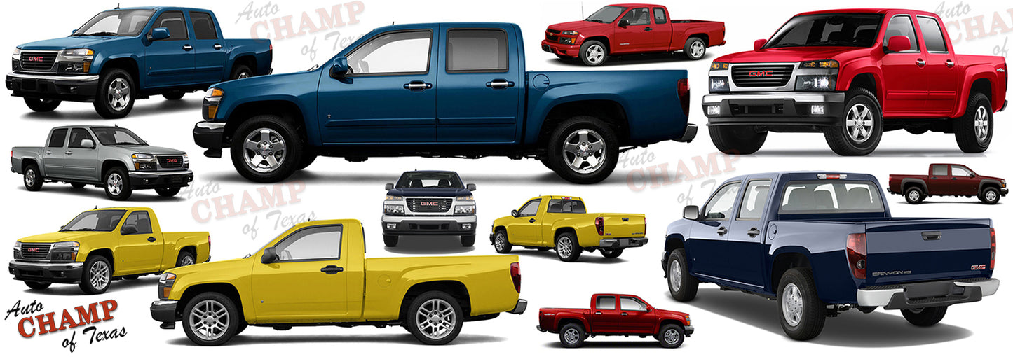 2004–2012 GMC Canyon SLE SLT Z71 Z85 Passenger Bottom Cloth Seat Cover Gray