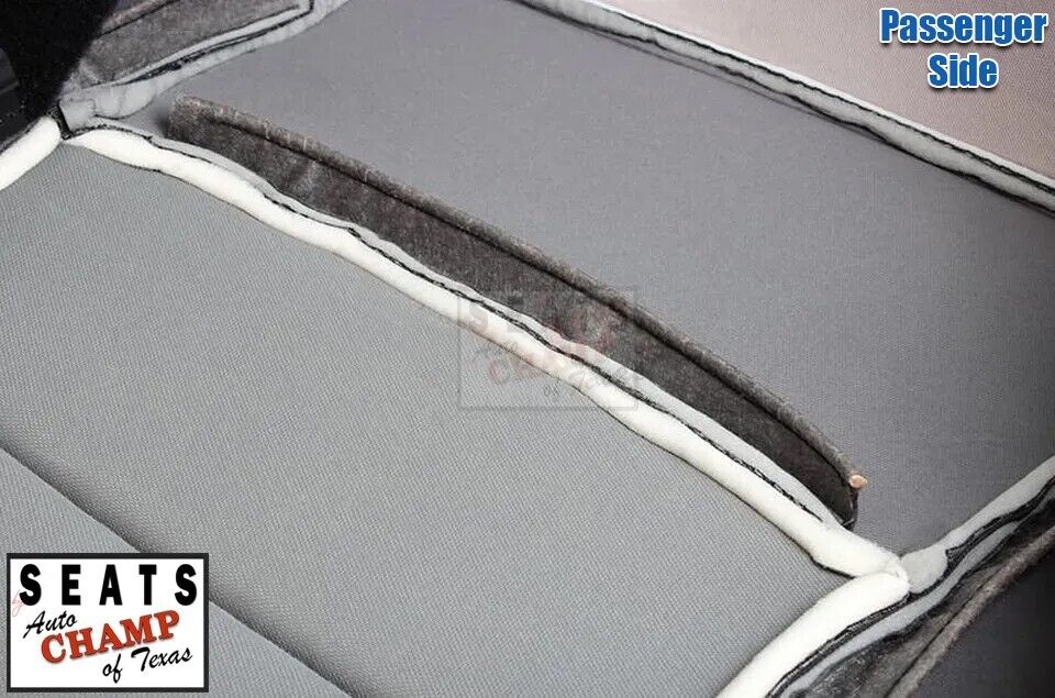 passenger side hd seat pad insert jet black cloth