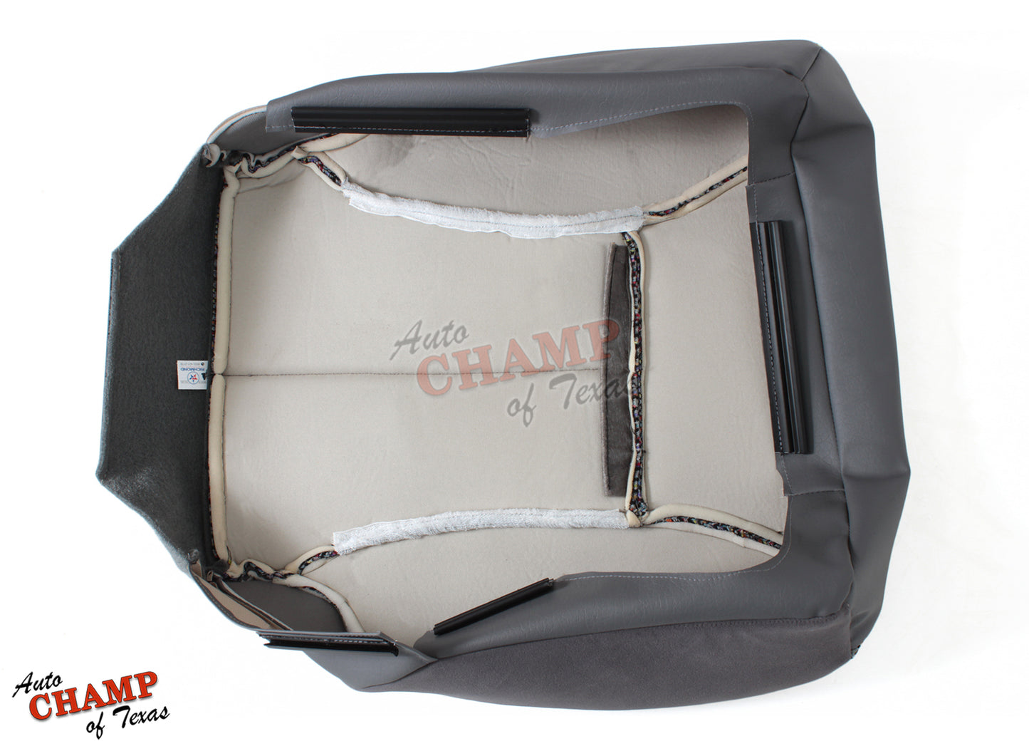 1998 2001 dodge ram 1500 slt laramie passenger bottom cloth seat cover light gray