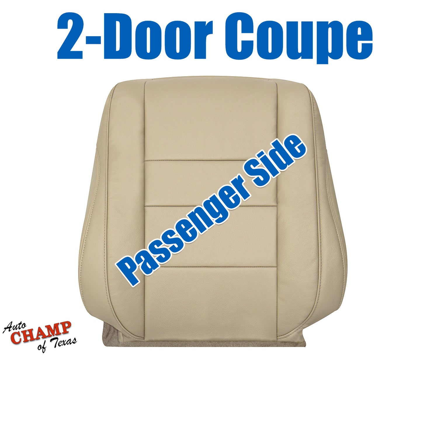 leather seat cover tan back honda accord coupe