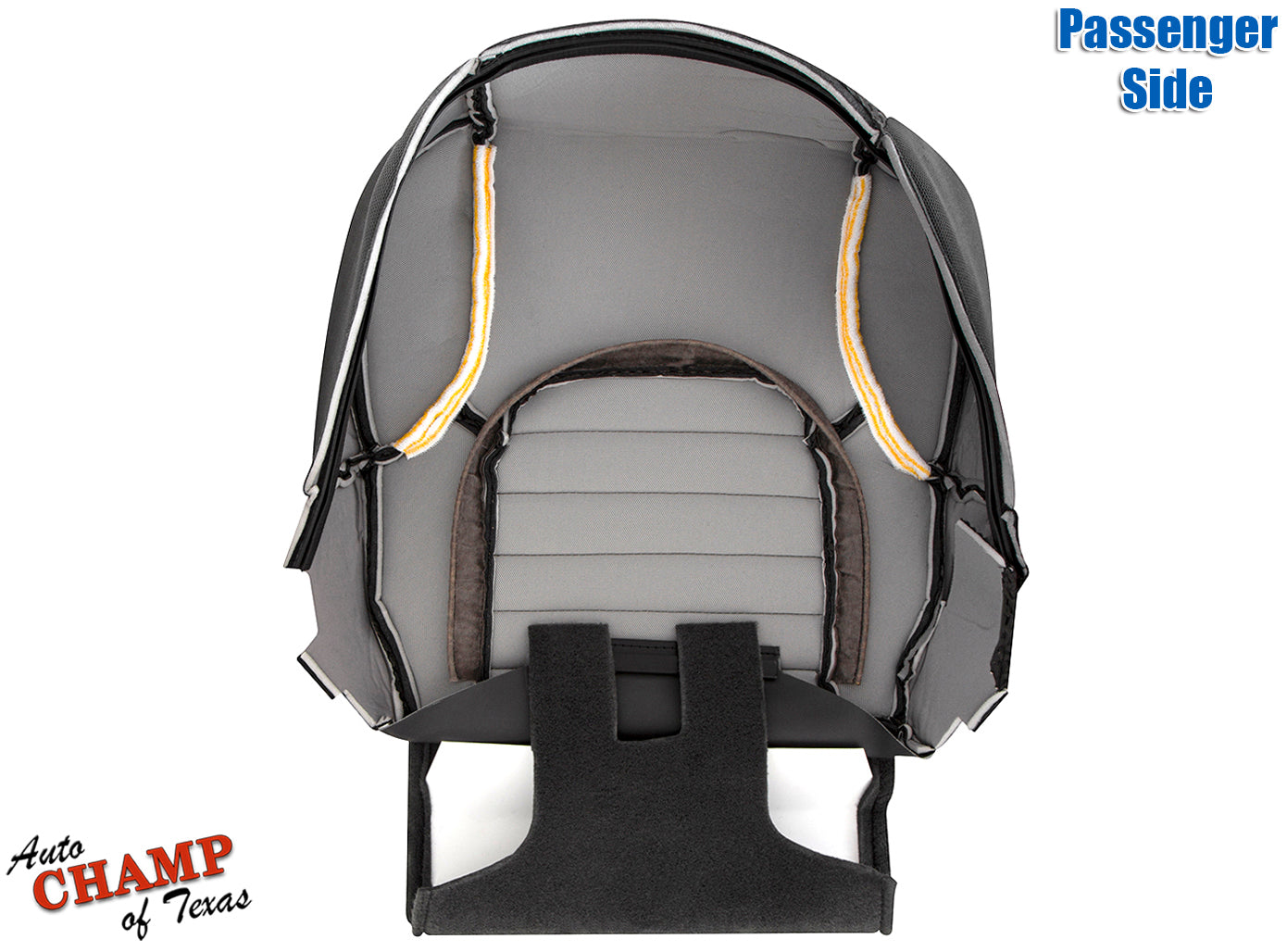 2005–2021 Nissan Frontier Passenger Side Bottom Cloth Seat Cover Dark Gray