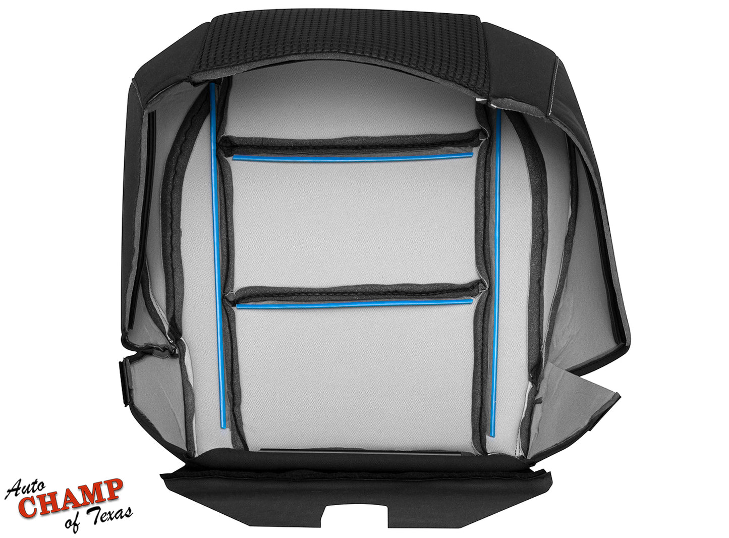 black cloth titan seat driver side 2008 2015