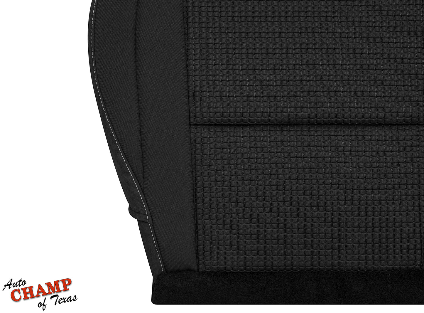 titan black cloth oem driver seat 2008 2015 cover