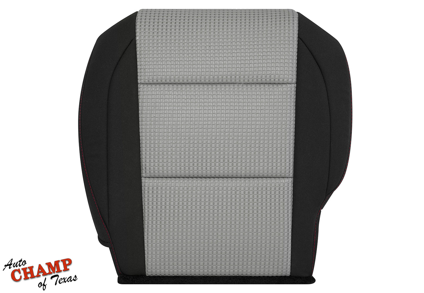 2008 2015 titan driver side cloth black gray red seam cover