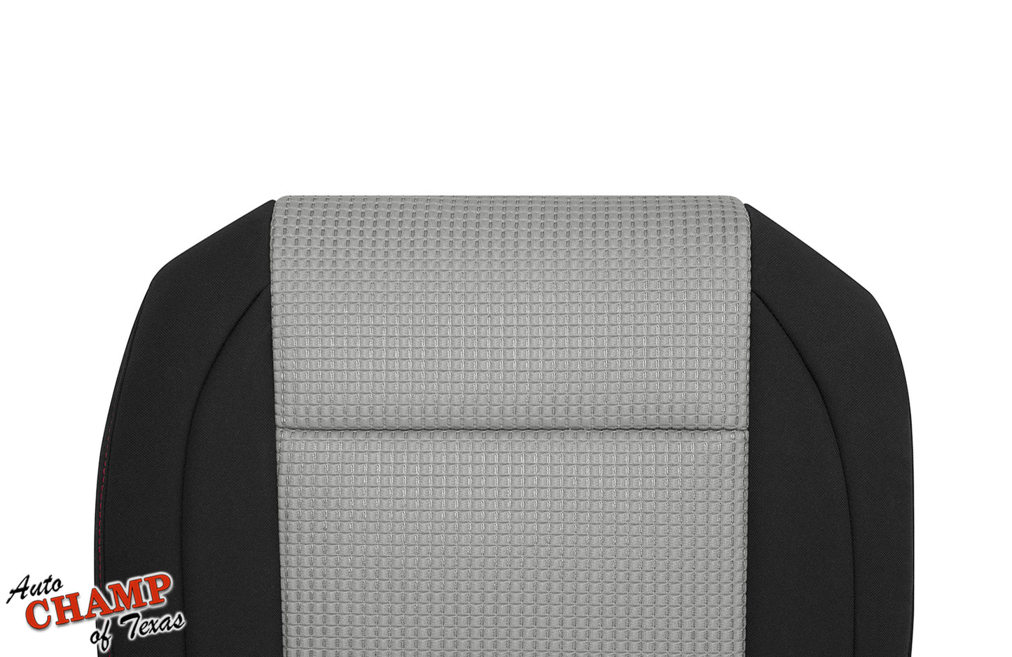 titan 2008 2015 driver black gray seat red seam cloth cover